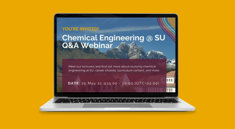 Calling all aspiring chemical engineering students! Join our Q&A webinar on Wed, 25 May 2022.