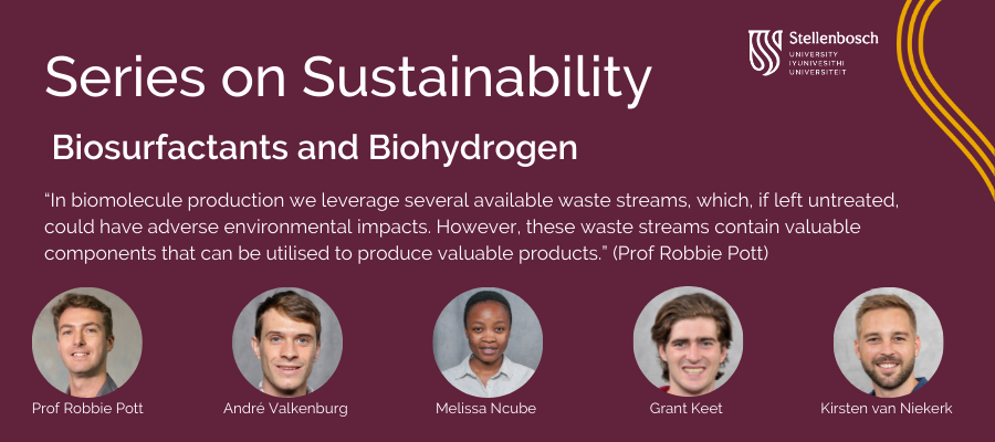 Series on Sustainability: Biosurfactants and Biohydrogen